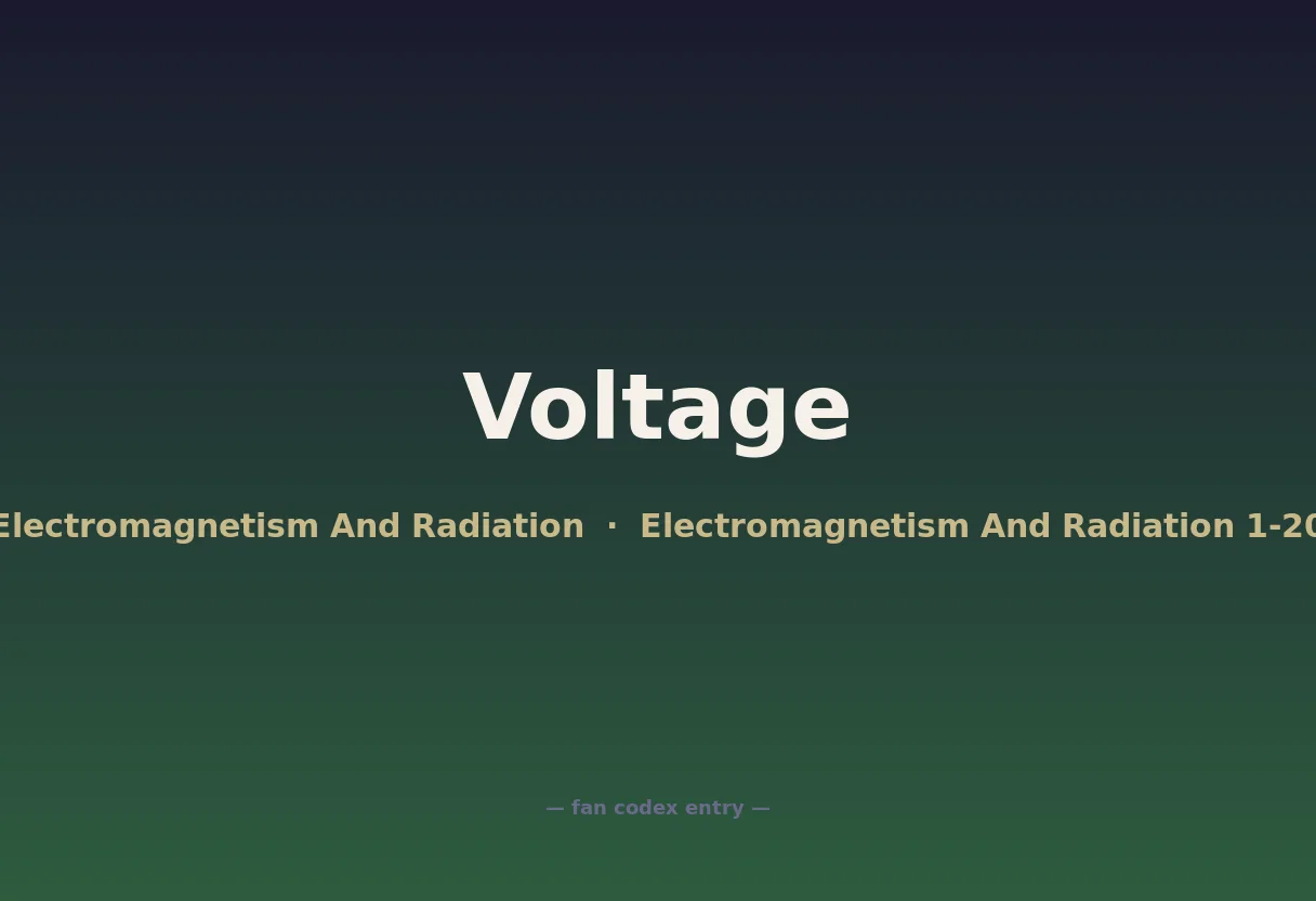 Voltage